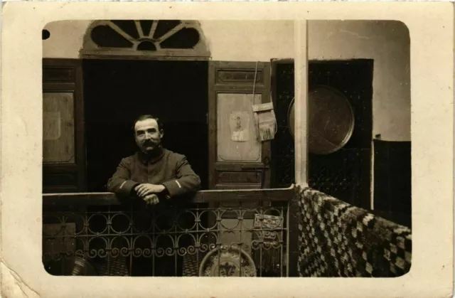 CPA AK Man in a House in Morocco - Photo Postcard MOROCCO (964133)