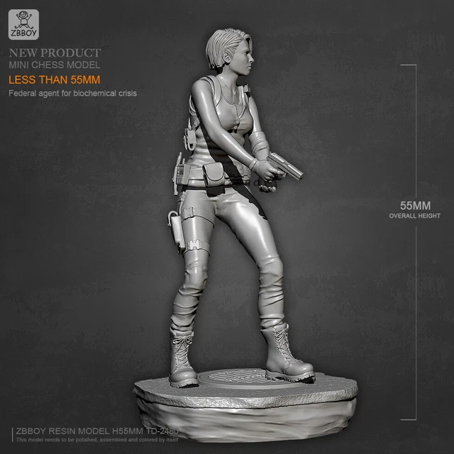 Figurine Résine 1/35 Soldate En Bikini Non Peinte - Modèle à Monter YUFAN MODELS - Neuf
