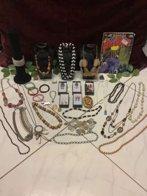 Deceased Estate Bulk Lot Vintage and Modern Jewellery Plus Silver Coins