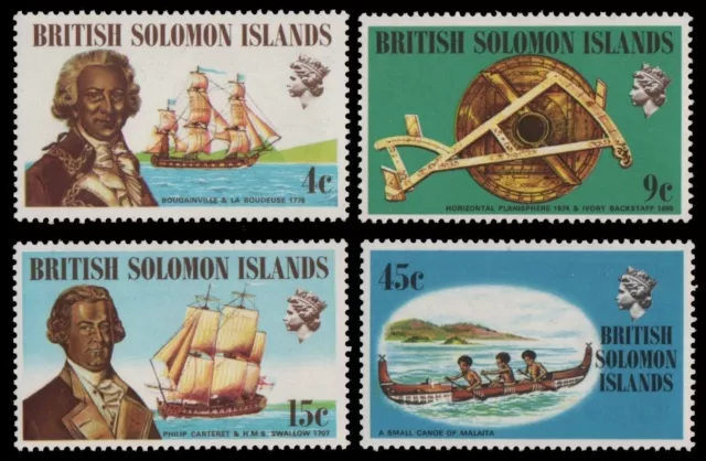 Salomoninseln 1972 - Mi-Nr. 215-218 ** - MNH - Schiffe / Ships