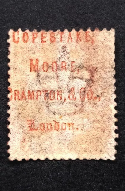 GB QV Penny Red SG.43 Pl.107 Used Advert Copestake London Printed At The Back