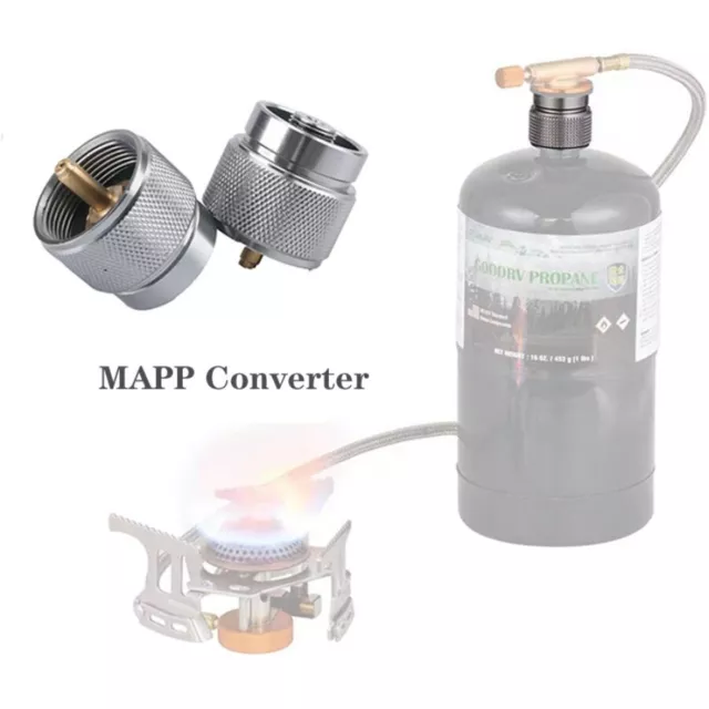 Outdoor Camping Gas Stove Gas Refill Adapter Propane Cylinder Filling Adapter 3