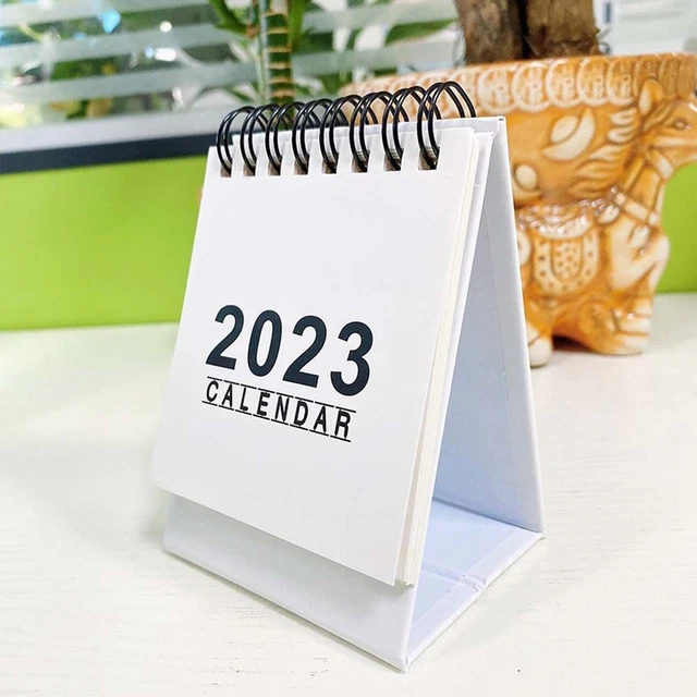 STAND CALENDAR 2023 Desktop Calendar Perpetual Calendar Mini Desk