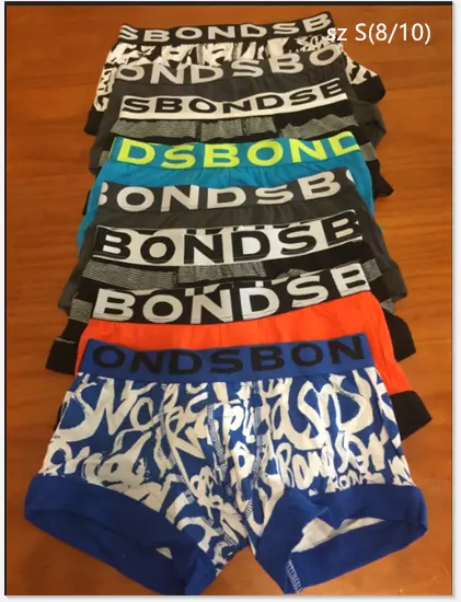 8 X BONDS boys Fit Trunks underwear boxer shorts teenagers undies