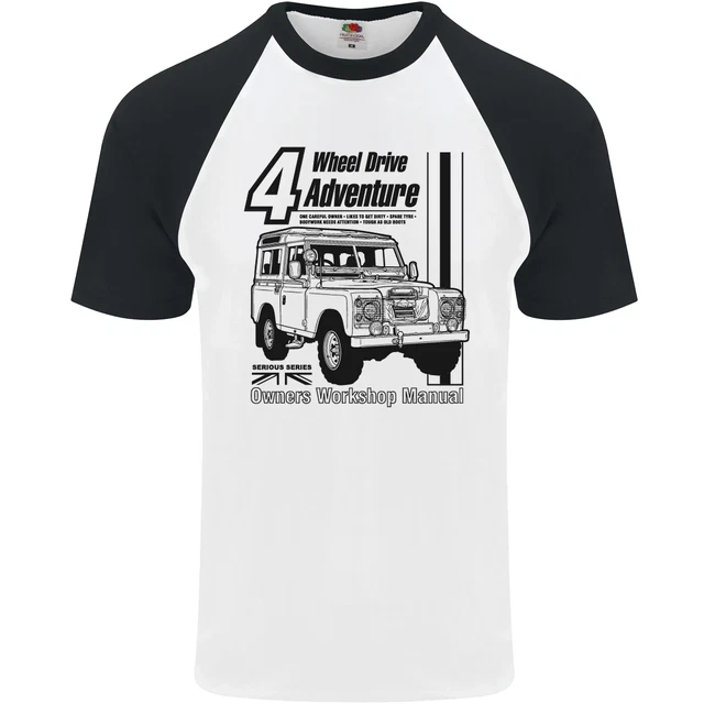 T-shirt da baseball Adventure 4X4 Off Road da uomo S/S trazione integrale