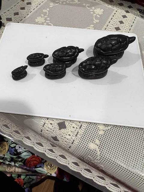 vintage opium turtle weight complet set