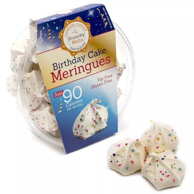 Anniversaire Gâteau Meringue Cookies sans Gluten Gras Bas Calorie Snack Treats
