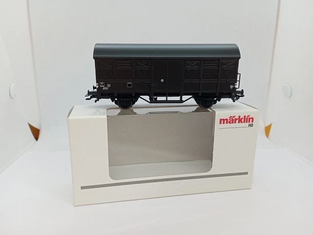 386 MARKLIN ANCIEN METAL HO WAGON COUVERT A ESSIEUX | UK