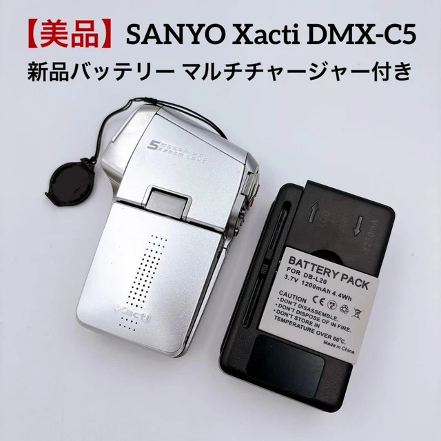 CÁMARA DE VIDEO SANYO Xacti DMX C5 batería nueva EUR 171,10