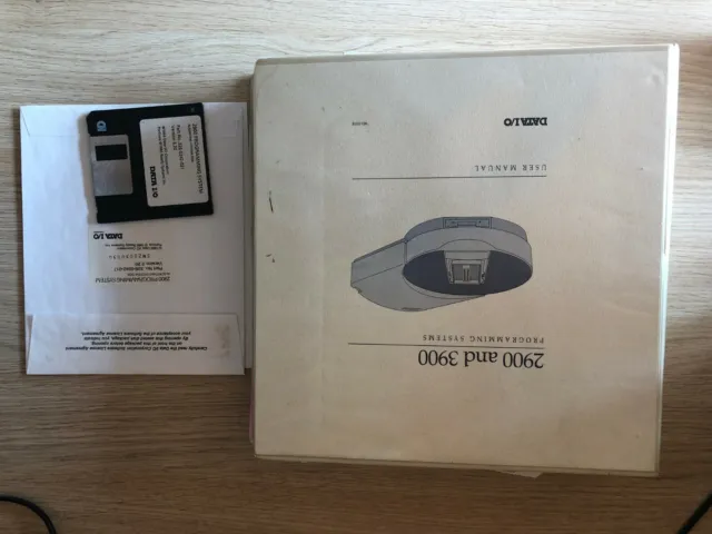 Dati I/O 2900 e 3900 manuale utente originale e disco di sistema ver.3.20