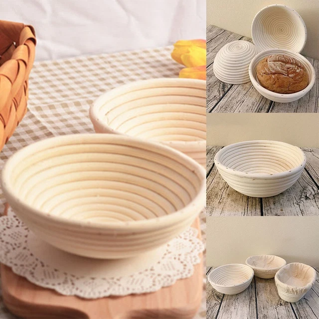 Cesto IN Rattan Vari Casa Conservazione The Lino Cestini Pane Fermentazione