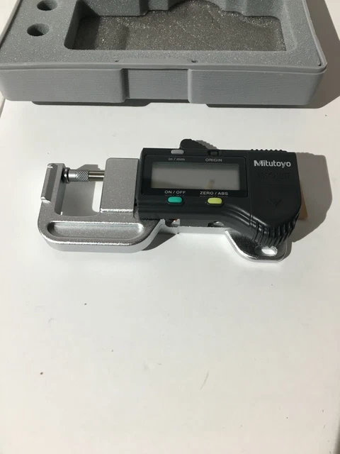 MITUTOYO 700-118-20 QUICK Mini Digital Thickness Gauge, Inch/Metric