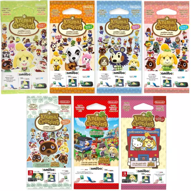 Animal Crossing: amiibo Cards Series 1, 2, 3, 4, 5, Sanrio, New Leaf 'New'