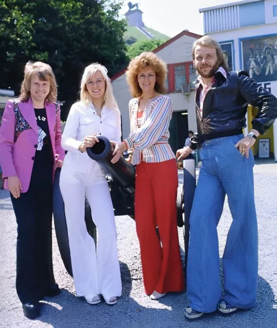 Iconic  Large Photo ABBA  Good Condition