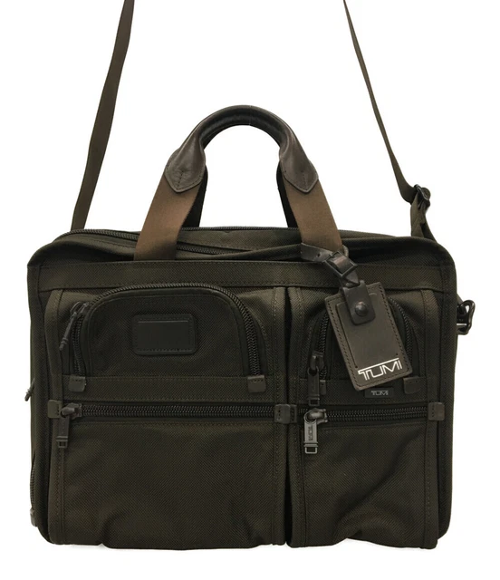 Tumi 2Way Business Bag Shoulder Crossbody 26541Bh Mens 36200