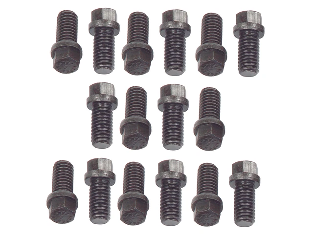 Mr. Gasket 919G Mr. Gasket Header Bolts - 3/8-16 x 3/4 Inch Hex Head - Set of 16