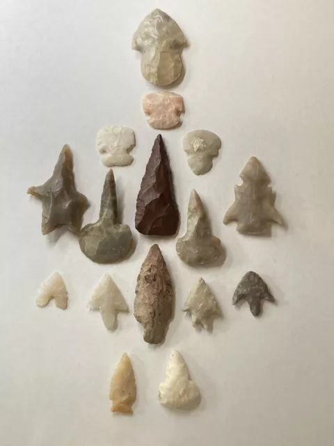 Assorted Native American Indian Arrowheads Arrow Heads .99 Cents Free Shipping!!