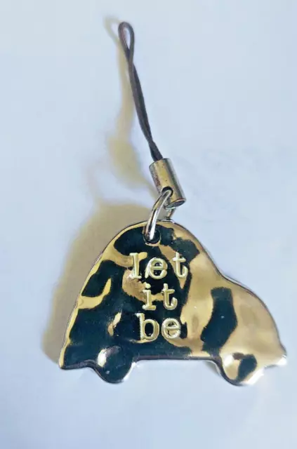 LET IT BE Volkswagen VW Love Bug Charm for Key Chain VTG Never Used