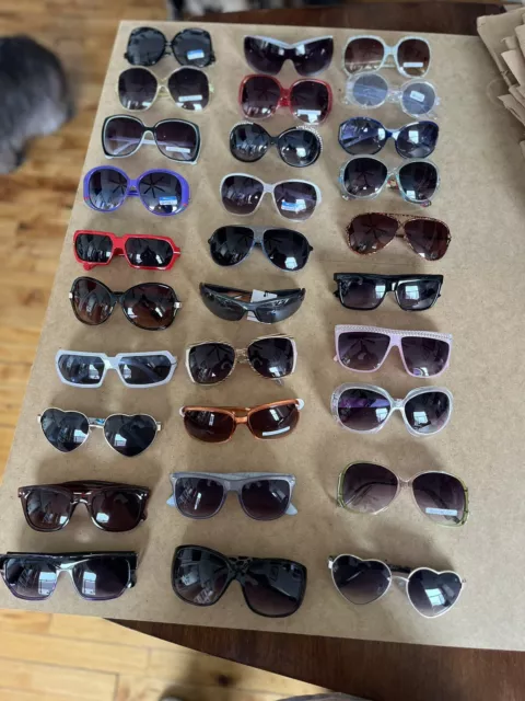 Fashion Sunglasses Retro New Old Stock Bulk Lot Of 30 per Box As Pictured