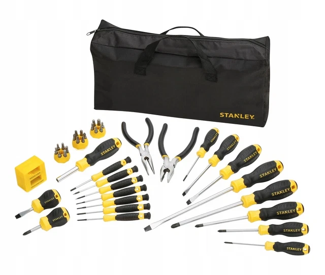 Stanley Kit Da 39Pz.di Giraviti Per Meccanica - Sthto-6211 + Borsa Per Trasporto