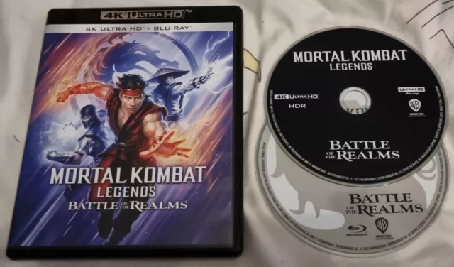 Mortal Kombat Legends Battle Of The Realms 4K Ultra HD & Blu Ray