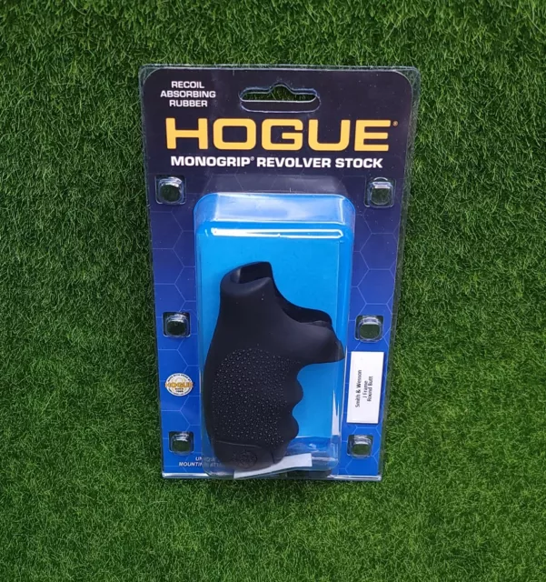 Hogue Smith & Wesson J-Frame Revolver, Round Butt Rubber Grip - 60000