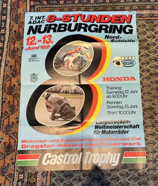 Nürburgring 1982 - 8 Stunden rennen Poster