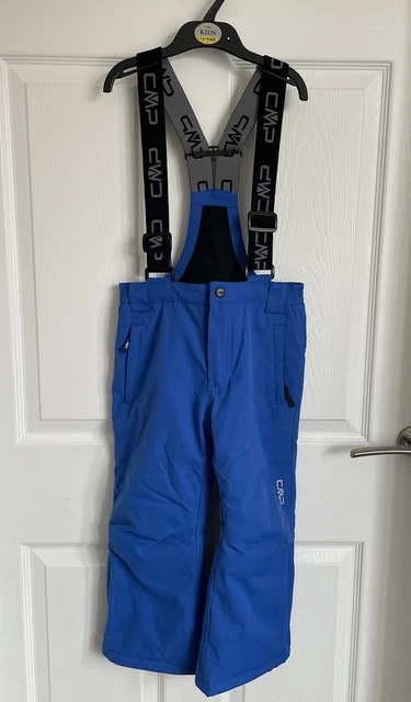 Boys Blue CMP Performance Ski Snow Trousers - Age 4-5yrs