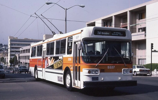MUNI Flyer Trolley Transit Bus - Number - 5337 - ORIG - KR - rals533
