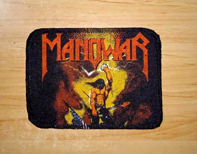 Manowar Kings of Metal Original Vintage Printed Patch.