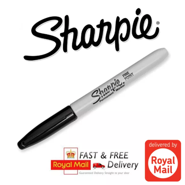 Sharpie Marker Pens Fine Point Bullet Tip Permanent Black Colour Sharpie Genuine