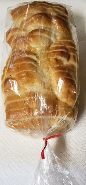 Clear Bread Bags w Twist Ties Bagel Popcorn Muffin Bake Sale Loaf Open Top