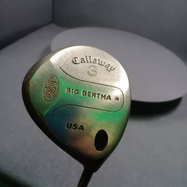 Callaway #3 BIG BERTHA Right Handed Driver - Golf ClubBoron Graphite Royal Grip Callaway #3 BIG BERTHA Right Handed Driver - Golf ClubBoron Graphite Royal Grip
