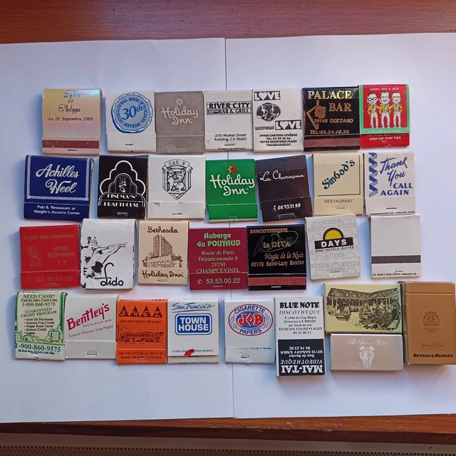 13 Vieilles Boîtes D’allumettes Autriche – Publicitaire Vintage Bois – Collection