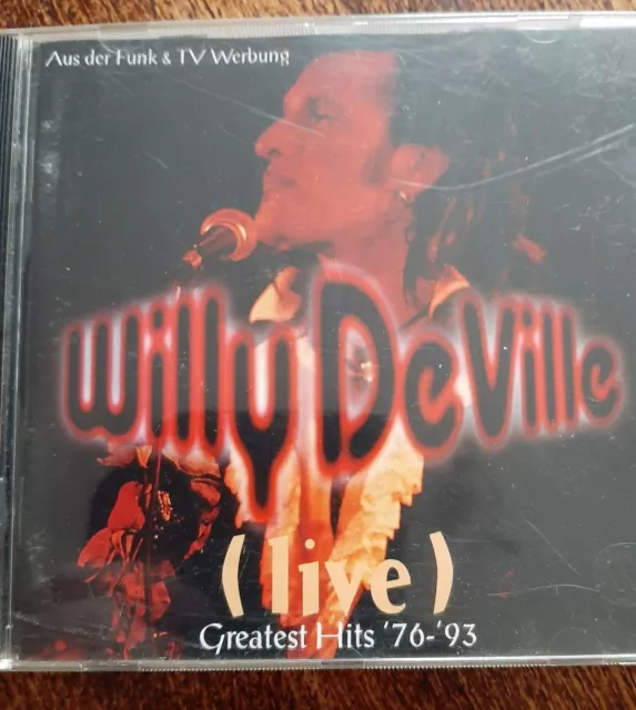 Willy De Ville [ CD ] Live-Greatest hits '76-'93