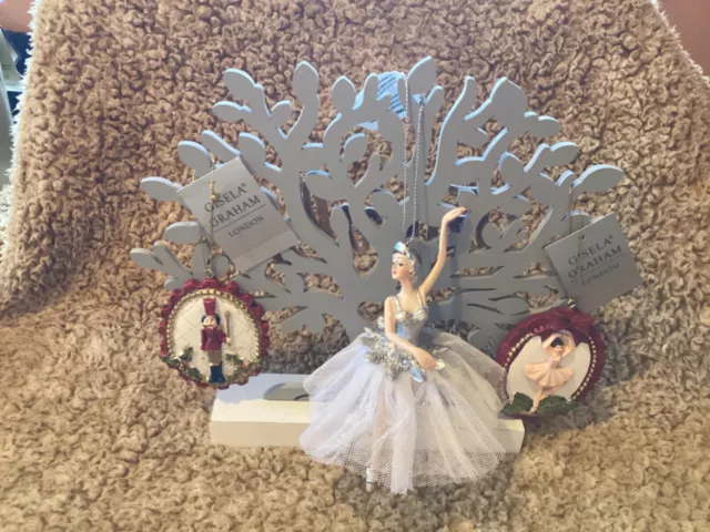 Gisela Graham Christmas Nutcracker Hanging Decorations BNWT