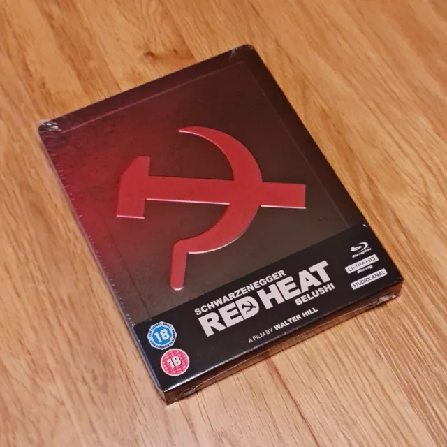 RED HEAT 4K UHD Blu-ray UK Exclusive Limited Edition Steelbook - New/Sealed/OOP