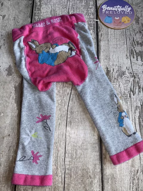 Baby Girls Adorable Peter Rabbit Leggings By Blade & Rose Age 6-12 Months