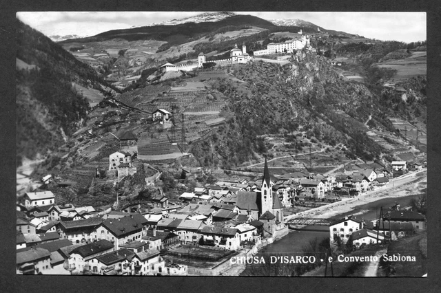 f509 CARTOLINA CHIUSA D'ISARCO 1932++++
