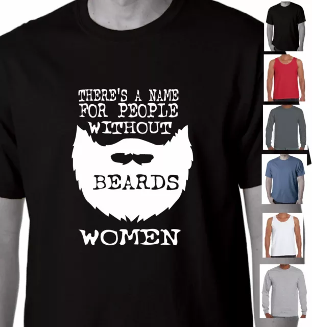 Name of men without beards women Men's Funny T-Shirts Singlet mens t shirt tee