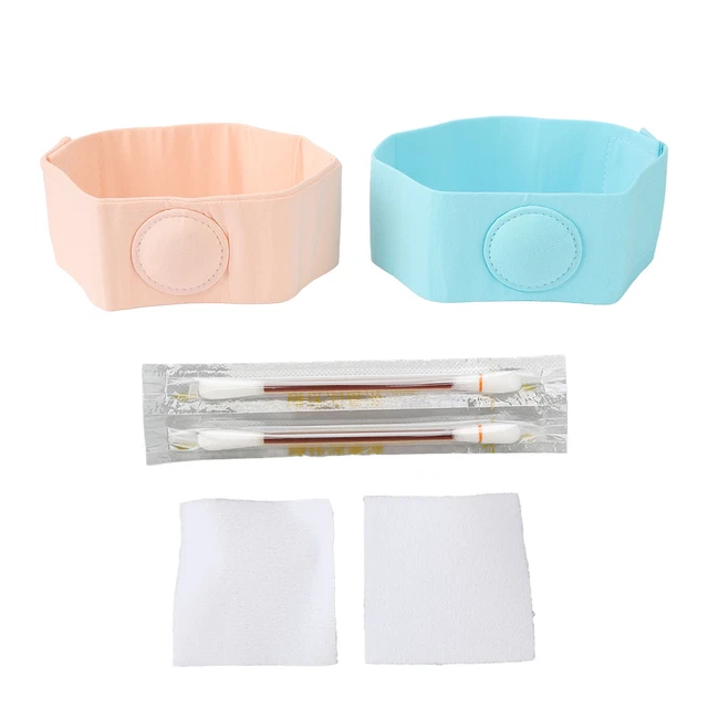 Topwon Cotton Newborn Umbilical Cord Belly Band Disposable To Protect Baby Abdomen Newborn Essentials Must Haves 8 Pieces
