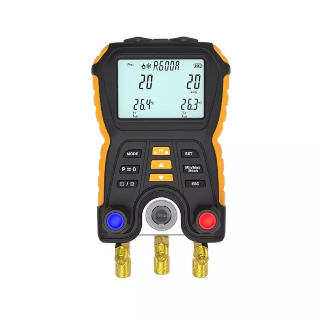 HT-750 Digital Pressure Gauge Refrigeration Vacuum Manifold Tester Refrigerant HT-750 Digital Pressure Gauge Refrigeration Vacuum Manifold Tester Refrigerant