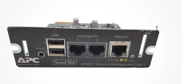 APC AP9631 Network Management Card Smart Slot