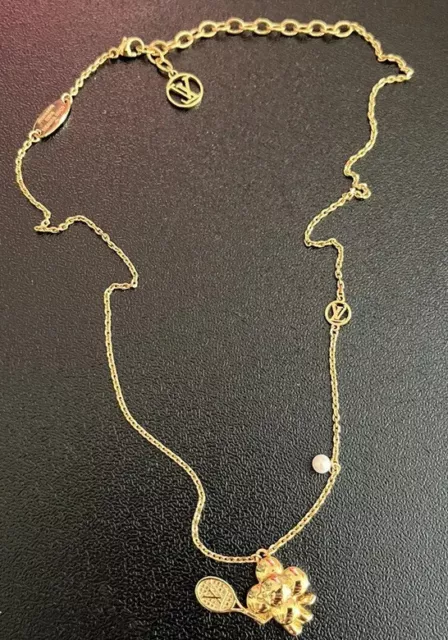 Shop Louis Vuitton MONOGRAM Monogram charms necklace (M62485) by babybbb