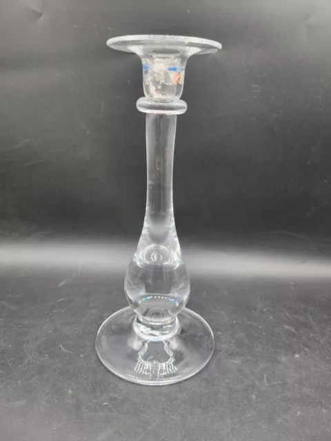 Vintage Simon Pearce Art Studio Glass Handblown Candlestick