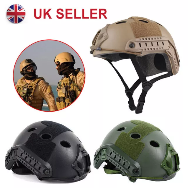 Military Tactical Gear Airsoft Paintball SWAT Base Jump Protective FAST Helmet