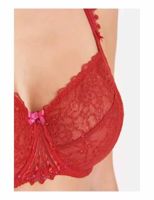 Soutien-gorge 85G (70G eu) emboitant Aubade Ivresse Byzantine Rouge Rubis 3