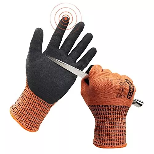 Schwer ProGuard Highest Level Cut Resistant Work Gloves PR3326 for Extreme
