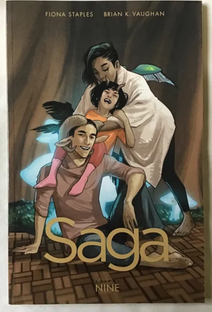Saga Volume 9 Fiona Staples Brian K Vaughan Imagine Comics Graphic Novel