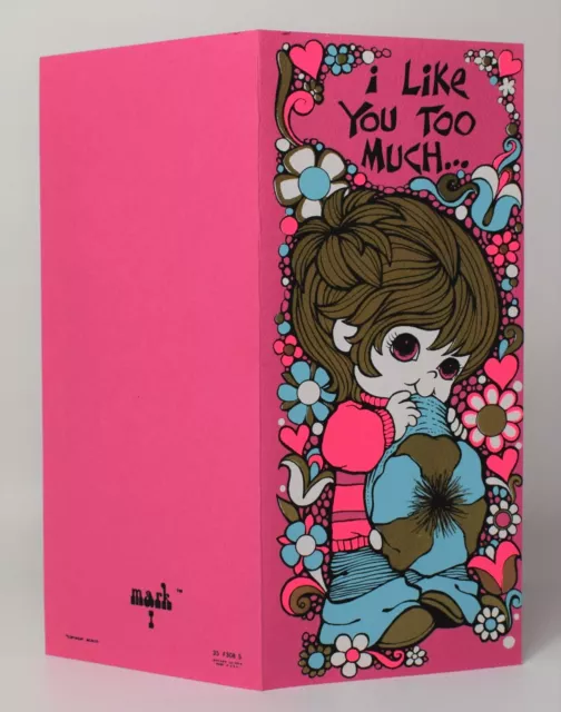 Mothers Day  Vintage Wishing Cards Love Message Pink Greetings Card  Baby Girl 